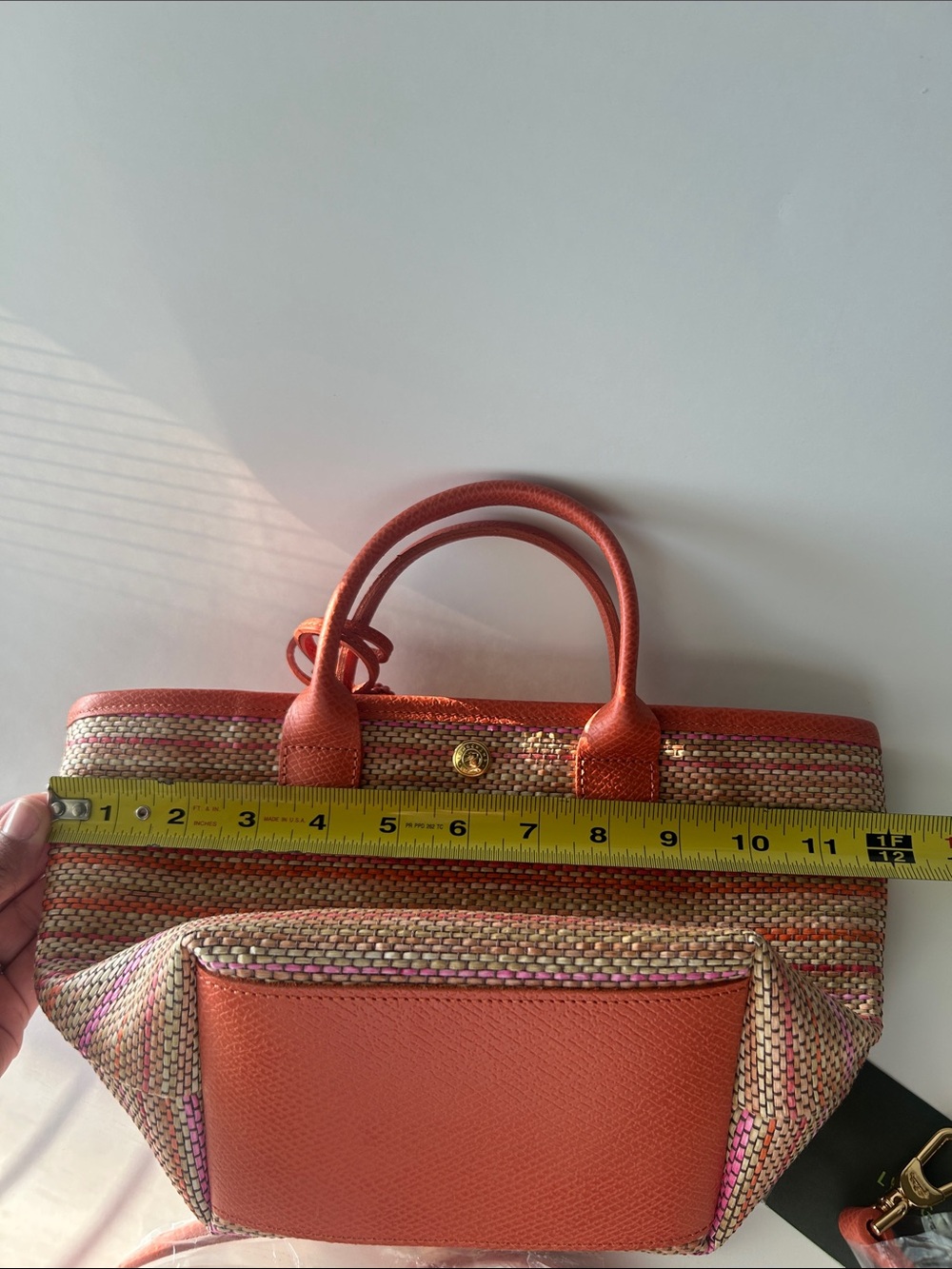 Longchamp Le Pliage Collection Basket Bag Rainbow - Picture 13 of 15
